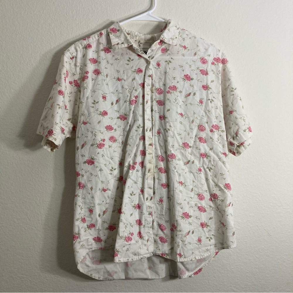 Vintage Northern Reflections - Floral Blouse - Medium
